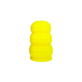 Scented treat-dispensing dog toy