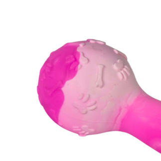 Zapachowa zabawka hantla LUMI różowa S 14 cm