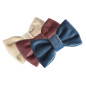 Velvet bow tie VELVET beige