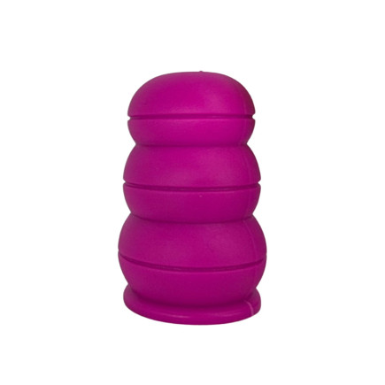 Scented treat-dispensing dog toy