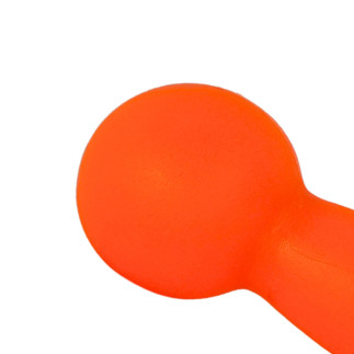 Zapachowa zabawka hantla LUMI pomarańczowa M 15 cm