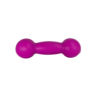 Scented dumbbell-shaped dog toy LUMI M 15 cm purple