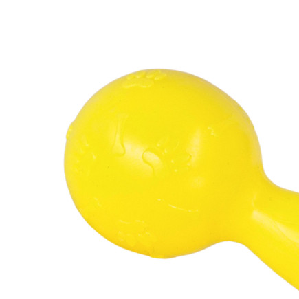 Zapachowa zabawka hantla LUMI żółta L 19 cm