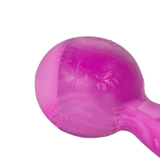 Scented dumbbell-shaped dog toy LUMI L 19 cm purple