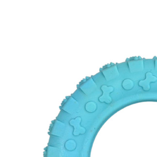 Scented rubber toy tire blue S LUMI