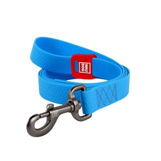 Waterproof leash WAUDOG blue 183 cm