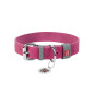 Leather collar WAUDOG pink