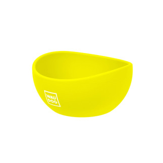 Silicone bowl yellow 250 ml  WAUDOG Silicone