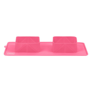Collapsible bowl WAUDOG pink 38,5 x 23 x 50 cm