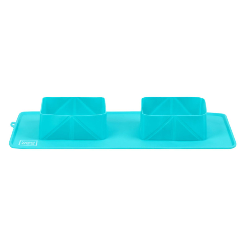 Collapsible bowl WAUDOG blue 38,5 x 23 x 50 cm