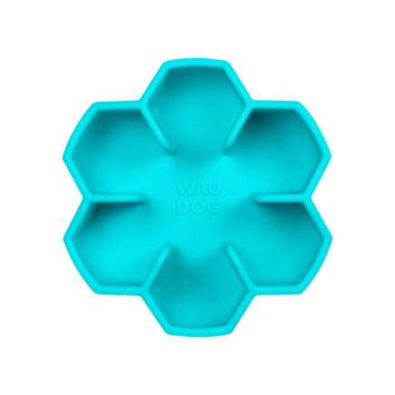 Slow feeder bowl WAUDOG Silicone blue 750 ml