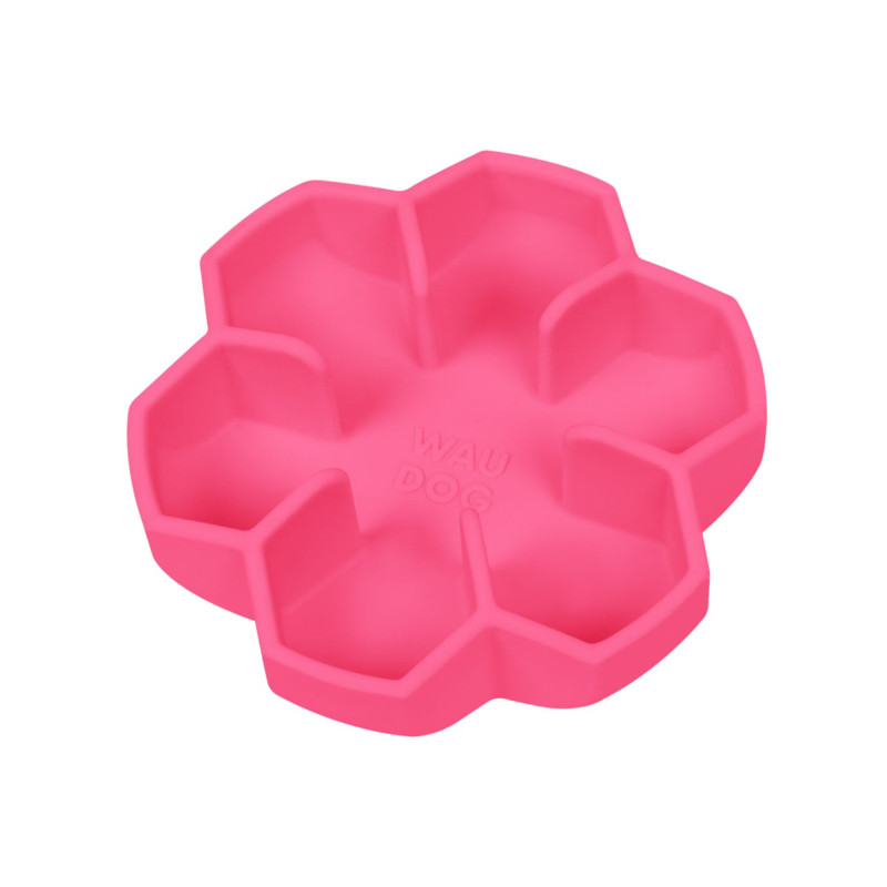 Slow feeder bowl WAUDOG Silicone pink 750 ml