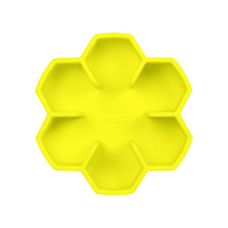Miska spowalniająca jedzenie żółta 750 ml WAUDOG Silicone