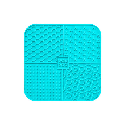 Lickmata kwadratowa niebieska 19 x 19 x 1 cm WAUDOG Silicone. Kup teraz na Avetta.pl!