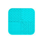 Lickmata kwadratowa niebieska 19 x 19 x 1 cm WAUDOG Silicone