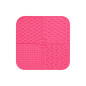Lick pad square WAUDOG Silicone  pink 19 x 19 x 10 cm