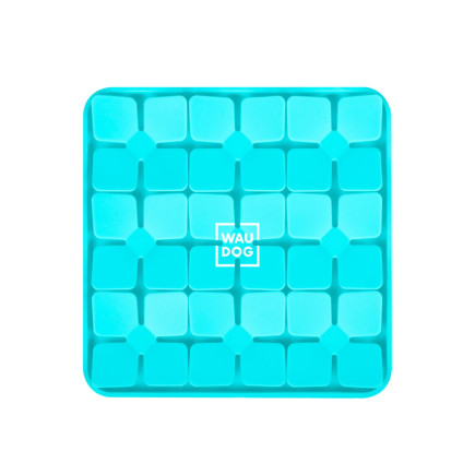 Mata do żerowania niebieska 20,5 x 20,5 x 1,7 cm WAUDOG Silicone. Kup teraz na Avetta.pl!