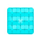 Foraging pad square blue WAUDOG Silicone 20,5 x 20,5 x 1,7 cm