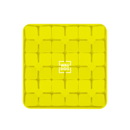 Foraging pad square yellow  WAUDOG Silicone 20,5 x 20,5 x 1,7 cm Buy now on Avetta.pl!