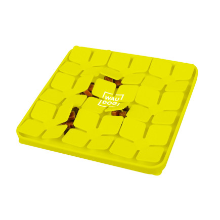 Foraging pad square yellow WAUDOG Silicone 20,5 x 20,5 x 1,7 cm