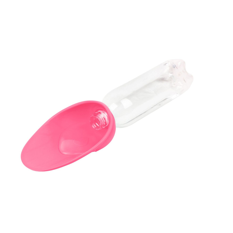 Water bottle head pink 16,5 x 9 cm WAUDOG Silicone