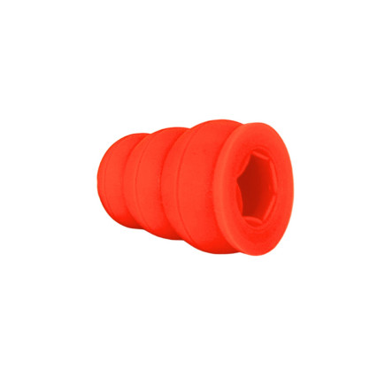 Scented treat toy for dogs LUMI M 9 cm red