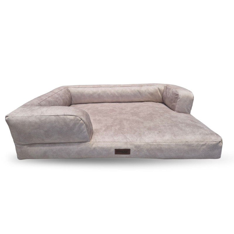 Basket with memory foam taupe SUNG+