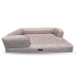 Basket with memory foam taupe SUNG+