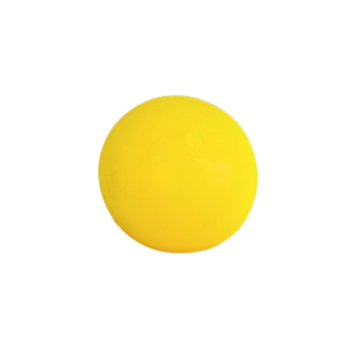 Scented ball dog toy LUMI S 6 cm yellow. Keep your dog active, engaged, and mentally stimulated. Floats on water.